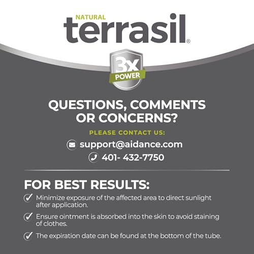 terrasil Clotrimazole Antifungal Cream, Relief for Fungal Yeast Infections, Jock Itch, Athletes Foot, Ringworm for Men & Women, Clinically Proven Treatment of Skin Fungus. Packaging May Vary (0.5oz)