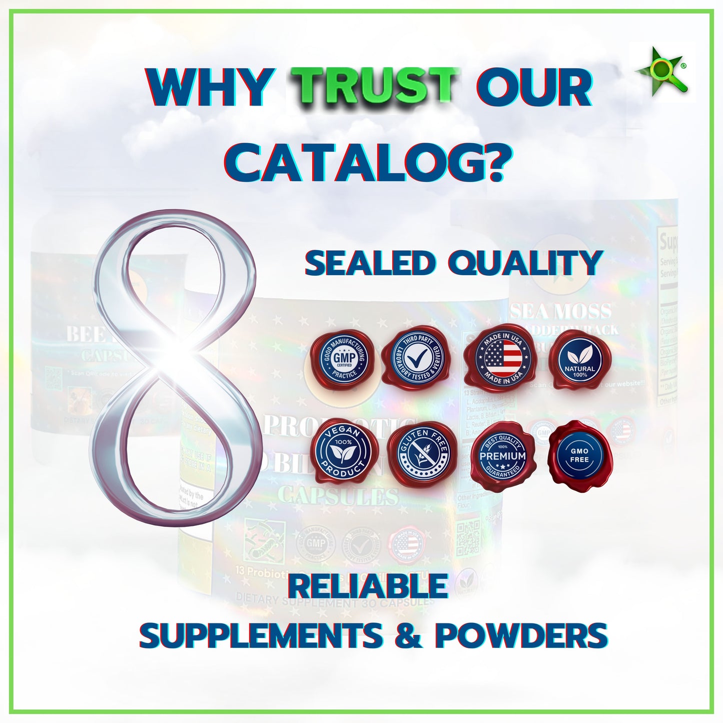 Trustfinds Bee Pearls - Natural Immunity & Vitality Support, Bee Bread Extract + Vitamin C, Non-GMO Bee Pollen Capsules