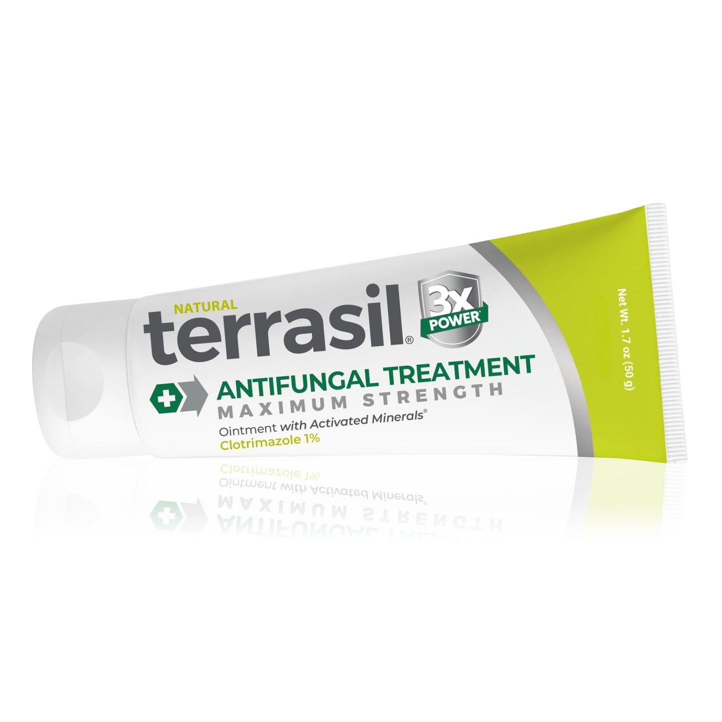 terrasil Clotrimazole Antifungal Cream, Relief for Fungal Yeast Infections, Jock Itch, Athletes Foot, Ringworm for Men & Women, Clinically Proven Treatment of Skin Fungus. Packaging May Vary (0.5oz)