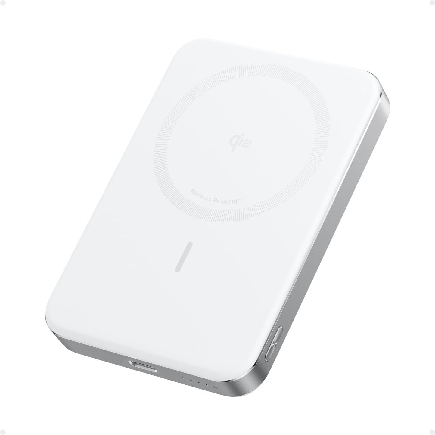 Anker MagGo Power Bank, Ultra-Slim 10,000mAh Magnetic Battery Pack, Qi2 Certified 15W Ultra-Fast MagSafe Compatible Portable Charger, Ergonomic Design, for iPhone16/15/14/13/12 Series Only