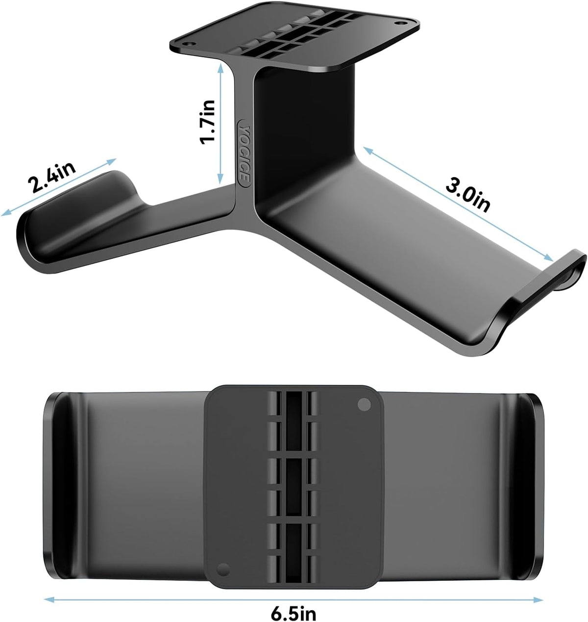 Controller Holder,Headphone Stand Headset and Controller Stand Under Desk Controller Holder with Strong Double Sided Tape Universal Design for Xbox ONE, PS5, PS4, PC