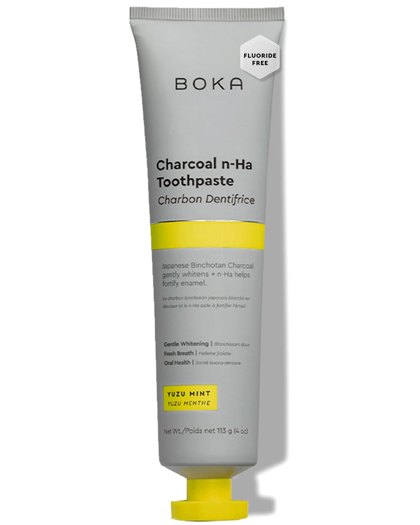 Boka Fluoride Free Toothpaste Nano Hydroxyapatite, Helps Remineralize, Appropriate for Sensitive Teeth, Whitening - for Adult, Kids Oral Care - Ela Mint Flavor, 4 Fl Oz 1Pk US Manufactured