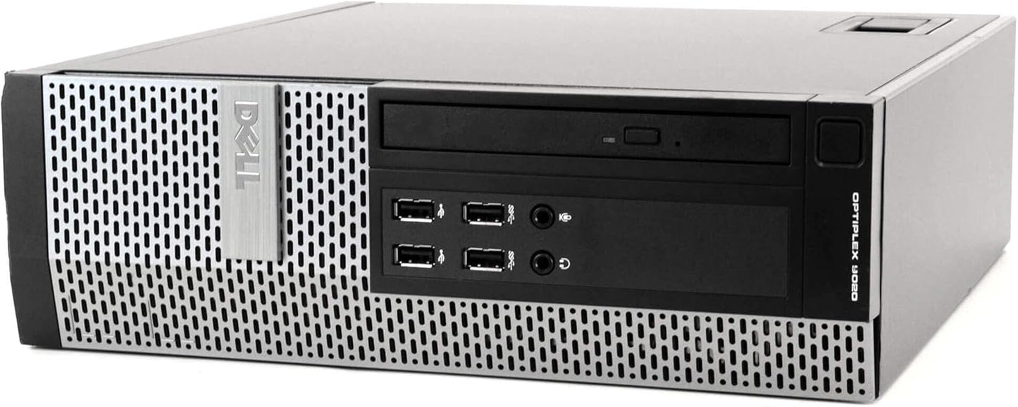 Dell Optiplex 9020 Desktop Computer PC, Intel Quad-Core i5, 500GB HDD Storage, 8GB DDR3 RAM, WiFi, 20 in Monitor, RGB Productivity Bundle, Windows 11 Pro (Renewed)