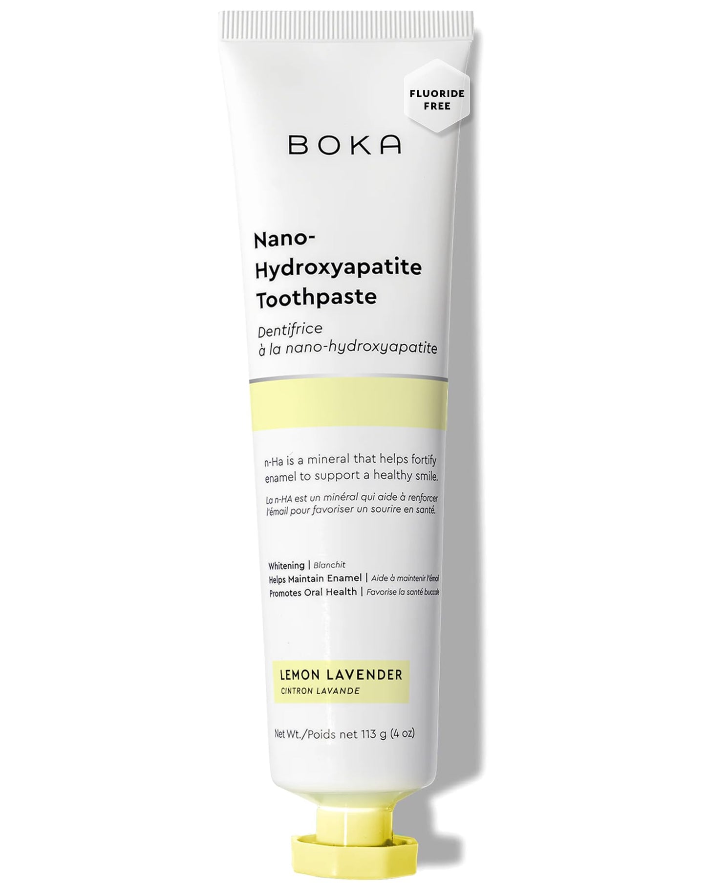 Boka Fluoride Free Toothpaste Nano Hydroxyapatite, Helps Remineralize, Appropriate for Sensitive Teeth, Whitening - for Adult, Kids Oral Care - Ela Mint Flavor, 4 Fl Oz 1Pk US Manufactured