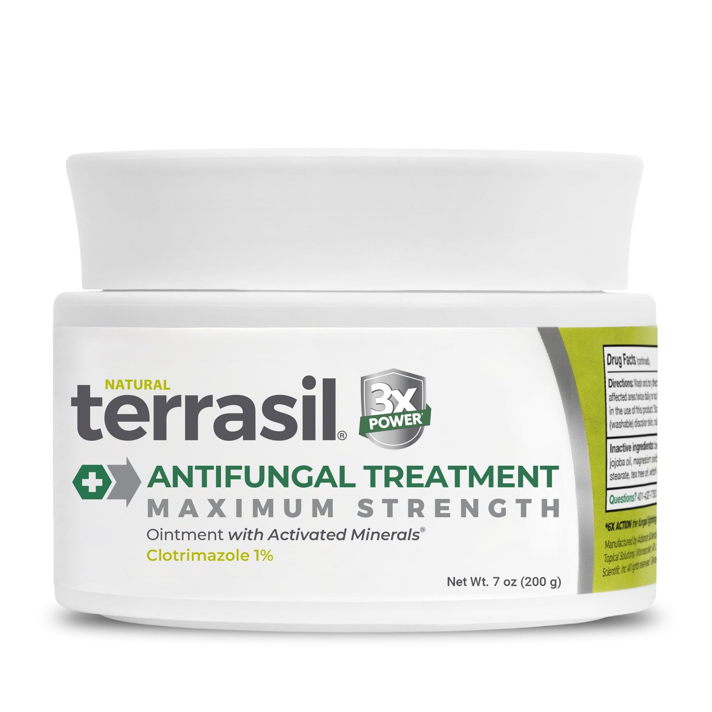 terrasil Clotrimazole Antifungal Cream, Relief for Fungal Yeast Infections, Jock Itch, Athletes Foot, Ringworm for Men & Women, Clinically Proven Treatment of Skin Fungus. Packaging May Vary (0.5oz)
