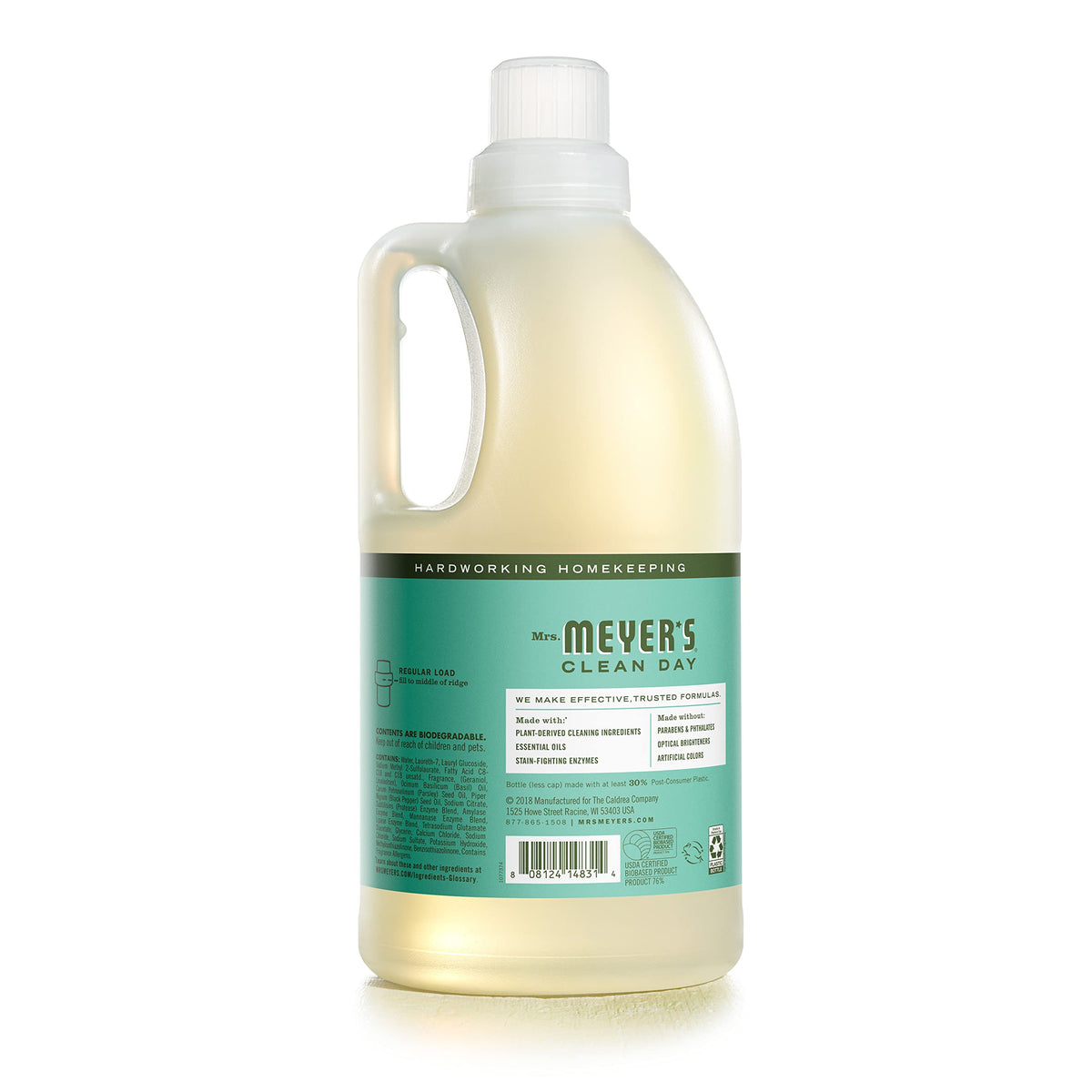 MRS. MEYER'S CLEAN DAY Laundry Detergent, Lavender, 64 fl oz