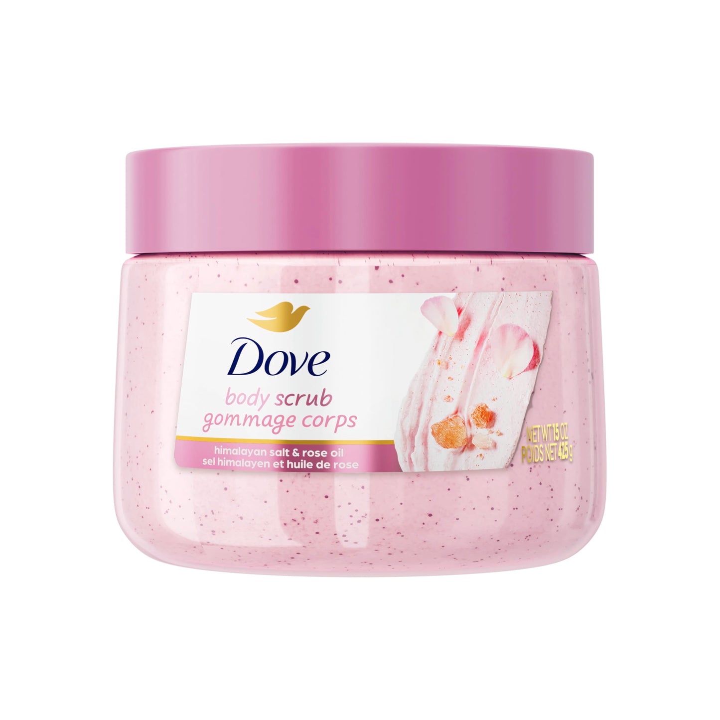 Dove Brown Sugar and Coconut Butter Body Scrub Exfoliates and Deeply Nourishes for Smooth, Radiant Skin 15 oz