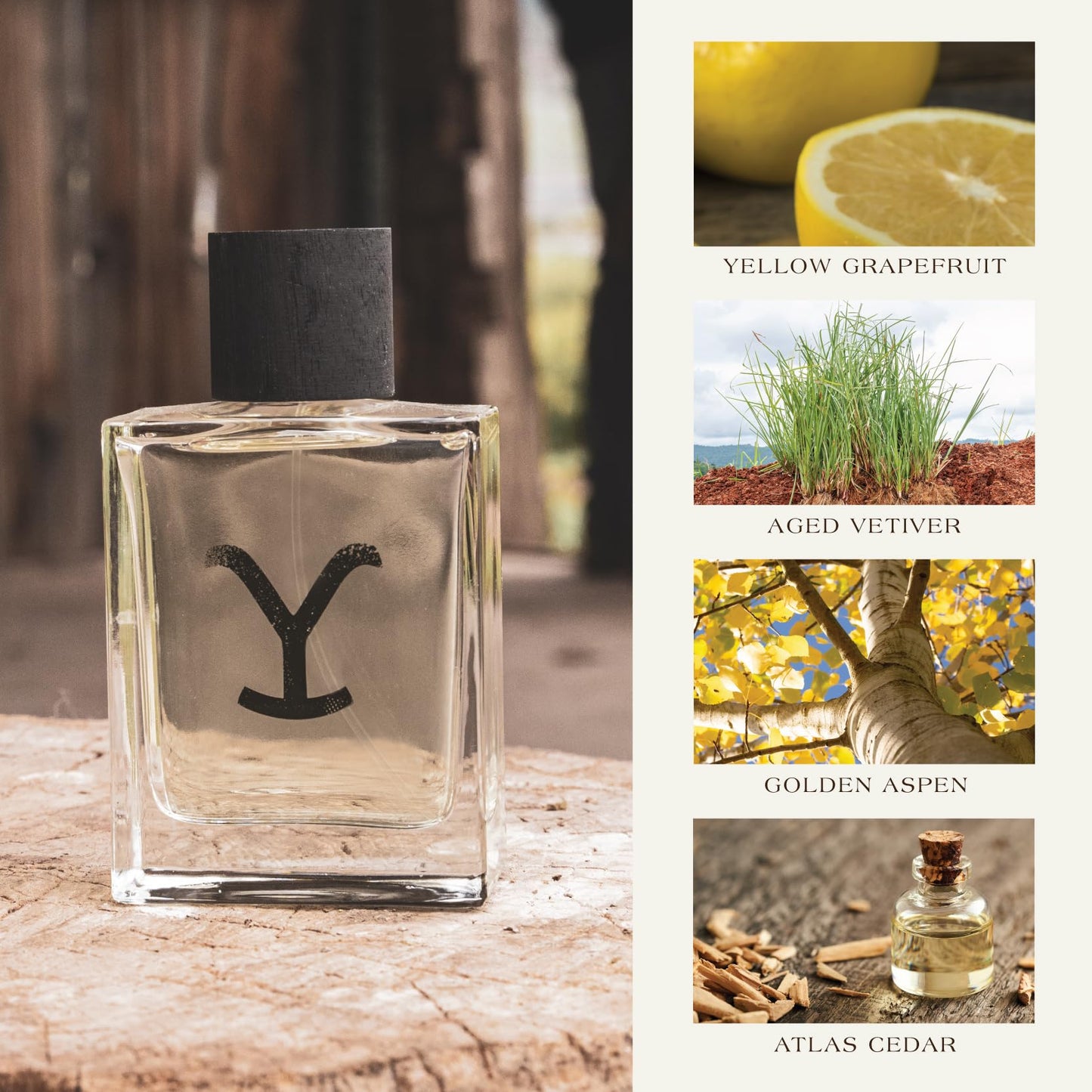 Tru Fragrance Beauty Yellowstone Ride Men's Cologne, 3.4 fl oz (100 ml) - Vibrant, Smokey, Rugged