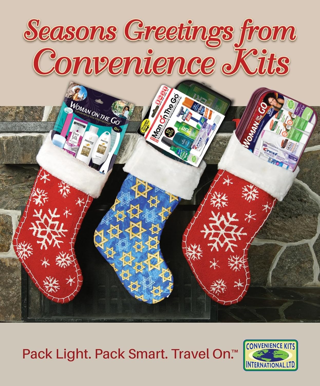 Convenience Kits International Women's Multicultural 10 PC Grooming/Hygiene Travel Kit Featuring: Palmer's Travel-Size Hair & Body Products, Beige, (23AZ)