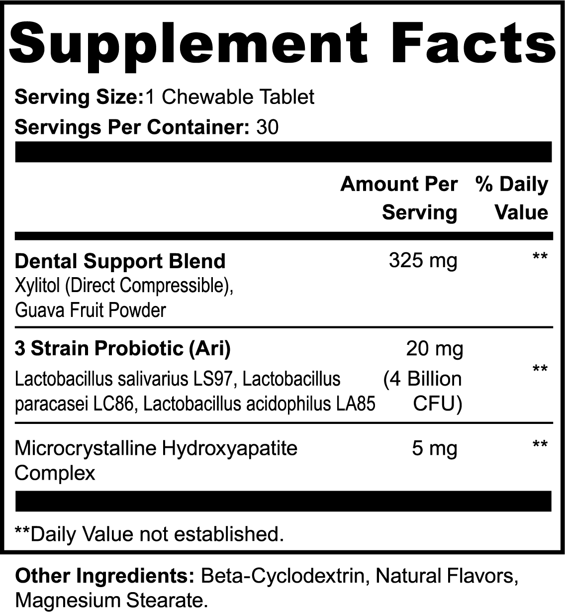 TrustFinds Dental + Oral Health Chewables