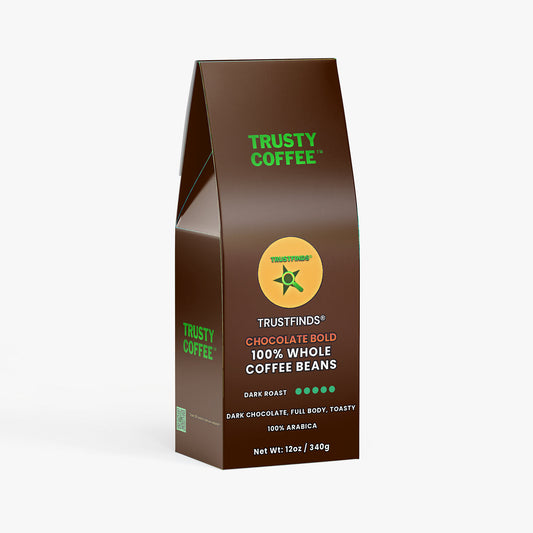 TRUSTFINDS® TRUSTY COFFEE™ Chocolate Bold Coffee (Dark Roast)