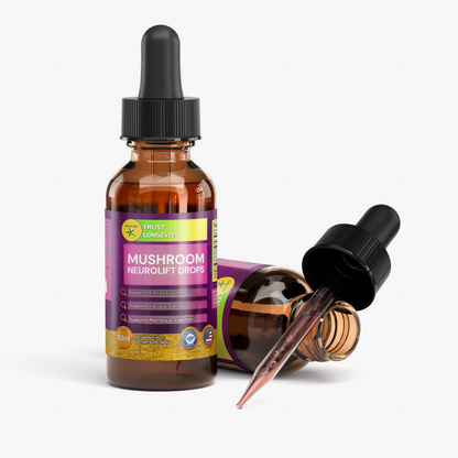 TrustFinds Mushroom NeuroLift Drops; Mushroom Energy & Cognition Drops