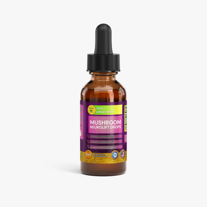 TrustFinds Mushroom NeuroLift Drops; Mushroom Energy & Cognition Drops