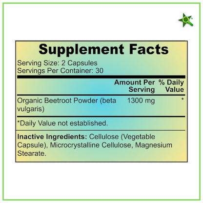 Trustfinds Organic Beet Root Powder Capsules - Supports Blood Pressure, Increase Stamina, Digestive, Immune System (Pure, Non-GMO & Gluten Free)