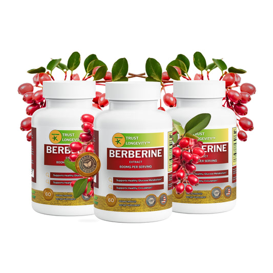 (3 Pack) Trustfinds Berberine 800mg