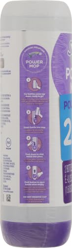 Swiffer Power Mop Refill Solution, Floor Cleaner for Mopping Tile, Vinyl, Laminate, Wood in Home, Bathroom, Kitchen, All Purpose Multi-Surface Solution for Floor Cleaning, Lavender Scent, 50.6oz