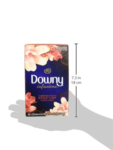 Downy CALM, Mega Dryer Sheets, Laundry Fabric Softener, Lavender and Vanilla Bean, 130 Count