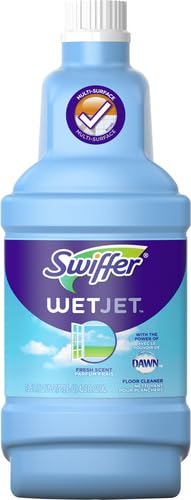 Swiffer WetJet Multi-Purpose Floor Cleaner Solution with Febreze Refill, Hardwood Floor Cleaner, Lavender Scent, 1.25 Liter -42.2 Fl Oz (Pack of 2)