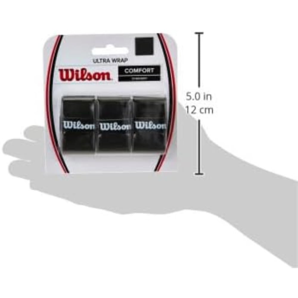 WILSON Sporting Goods Perforated Pro Overgrip (12-Pack), White (WRZ4006WH)