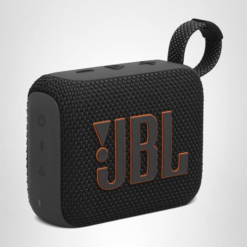 JBL Go 4 - Ultra-Portable, Waterproof and Dustproof Bluetooth Speaker, Big Pro Sound with Punchy bass, 7-Hour Built-in Battery, Made in Part with Recycled Materials (Blue)