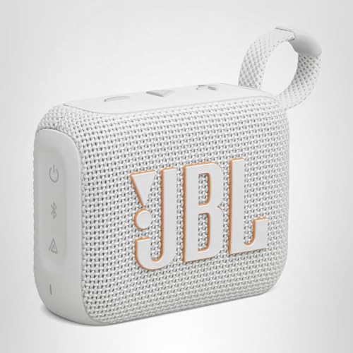 JBL Go 4 - Ultra-Portable, Waterproof and Dustproof Bluetooth Speaker, Big Pro Sound with Punchy bass, 7-Hour Built-in Battery, Made in Part with Recycled Materials (Blue)