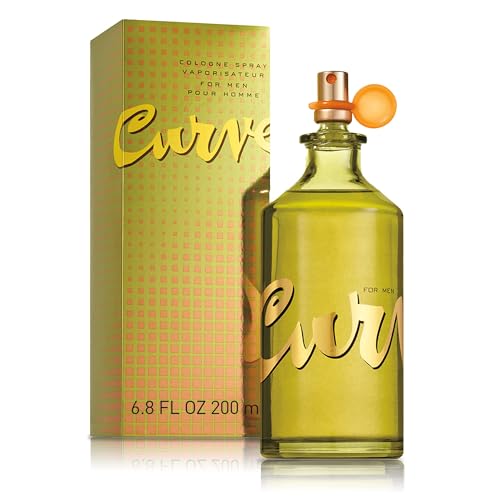 Curve Men's Cologne Fragrance Spray, Spicy Wood Magnetic Scent for Day or Night, 6.8 Fl Oz