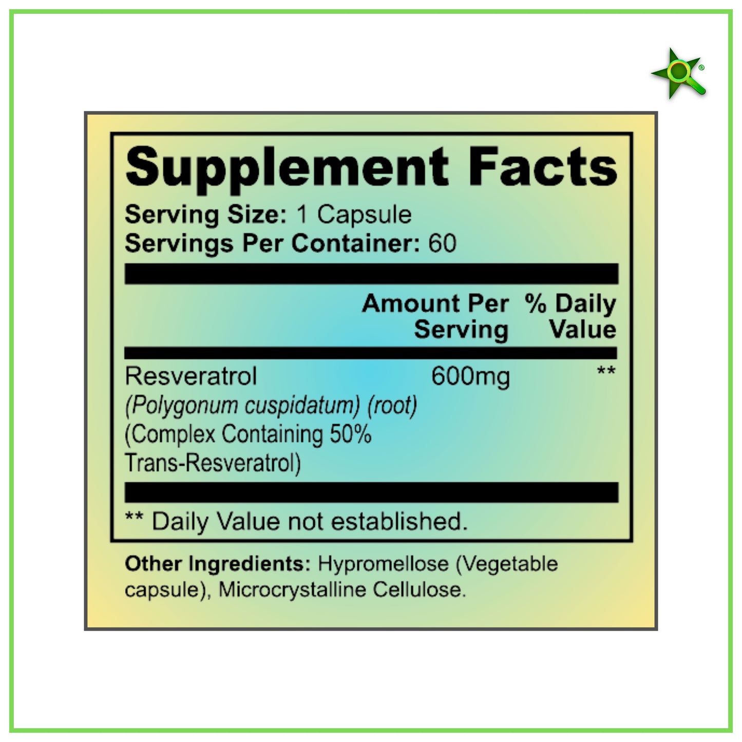 Trustfinds Resveratrol 600mg