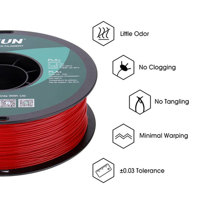 eSUN PLA PRO (PLA+) 3D Printer Filament, Dimensional Accuracy +/- 0.03mm, 1kg Spool, 1.75mm, Beige