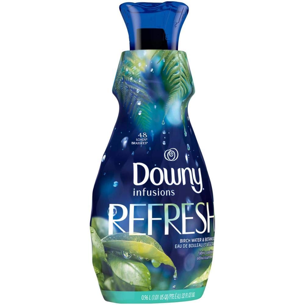 Downy Ultra Soft Fabric Softener Liquid, Calm, Lavender and Vanilla Bean, 56 fl oz, 83 Loads