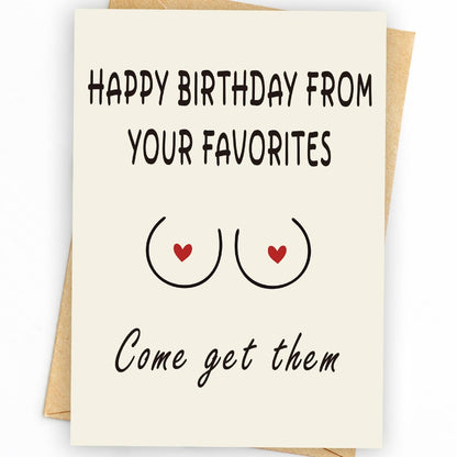WowBefun Gifts for Men Him | Funny Birthday Card & Gifts for Men Husband Boyfriend Him, Happy Bday Card
