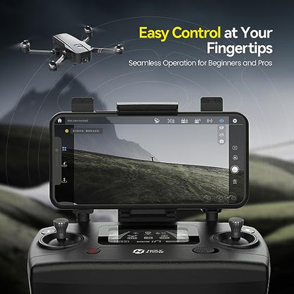 Holy Stone HS720 GPS Drone with Camera for Adults 4K UHD, FAA Remote ID Compliant, 52 Minutes Flight Time, Foldable Quadcopter with Brushless Motor, Auto Return Home, Follow Me, Long Control Range