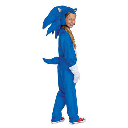 Sonic the Hedgehog Costume, Official Deluxe Sonic Movie Costume and Headpiece
