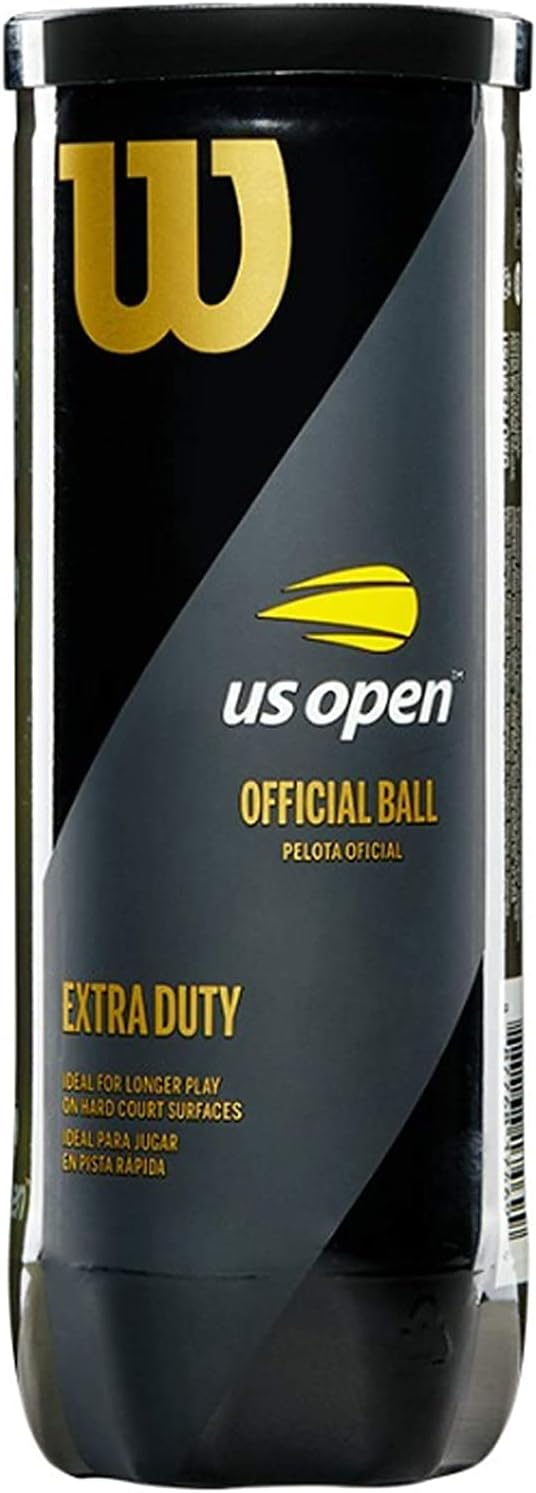 WILSON US Open Extra Duty Tennis Balls - 12 Cans (36 Balls) + 24 Cans (72 Balls)