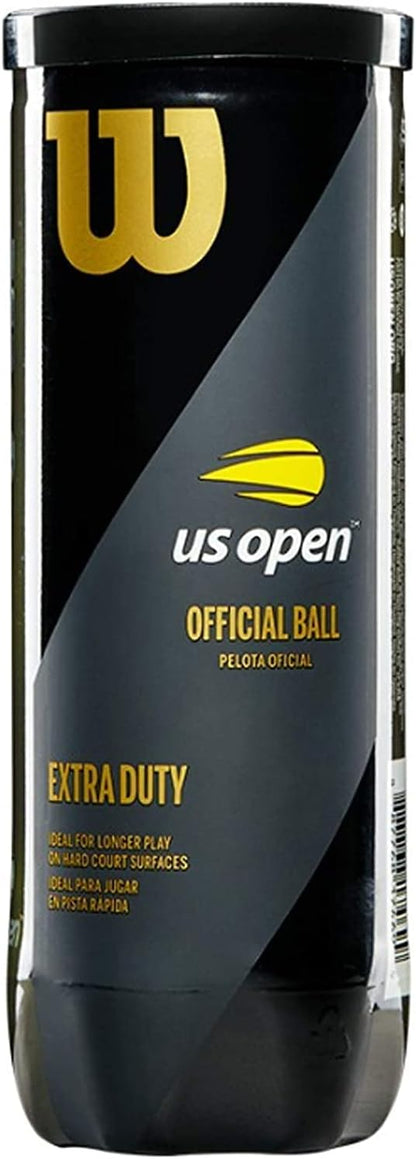 WILSON US Open Extra Duty Tennis Balls - 12 Cans (36 Balls) + 24 Cans (72 Balls)