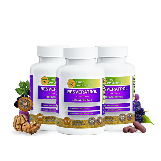 (3 Pack) Trustfinds Resveratrol 600mg