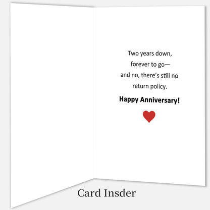 Funny 1st Anniversary Card, Anniversary Card Gifts for Men Women