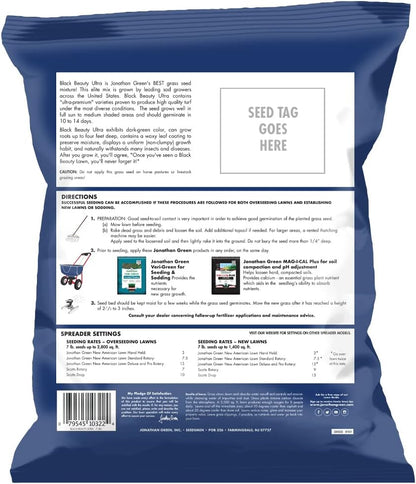 Jonathan Green Black Beauty Ultra Grass Seed - 7 lb