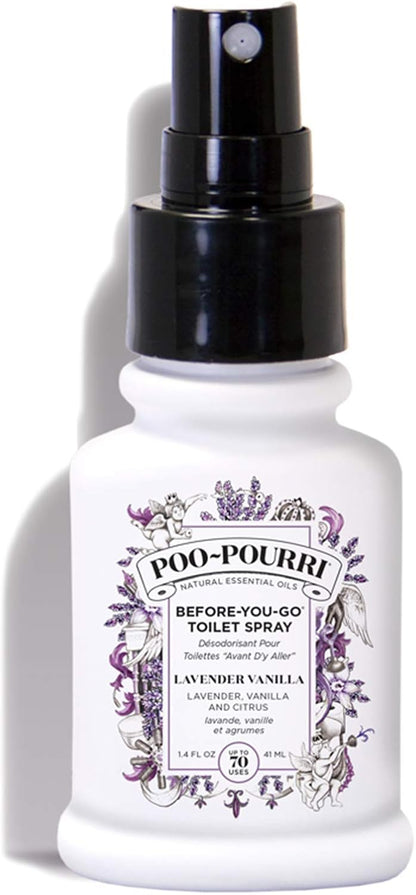 Poo-Pourri Before-You-Go Toilet Spray, Lavender Vanilla, 2 Fl Oz