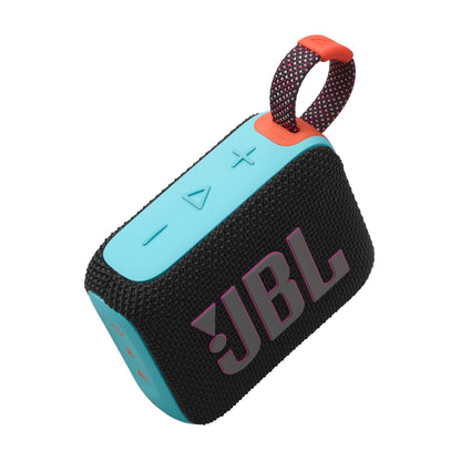 JBL Go 4 - Ultra-Portable, Waterproof and Dustproof Bluetooth Speaker, Big Pro Sound with Punchy bass, 7-Hour Built-in Battery, Made in Part with Recycled Materials (Blue)