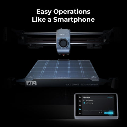 Creality K1C 3D Printer, 600mm/s Fast Speed Auto Leveling 3D Printers