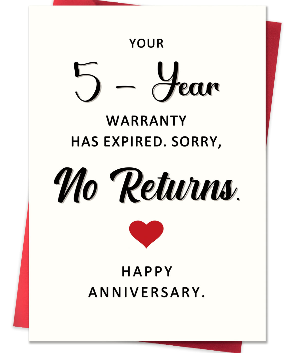 Funny 1st Anniversary Card, Anniversary Card Gifts for Men Women