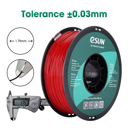 eSUN PLA PRO (PLA+) 3D Printer Filament, Dimensional Accuracy +/- 0.03mm, 1kg Spool, 1.75mm, Beige