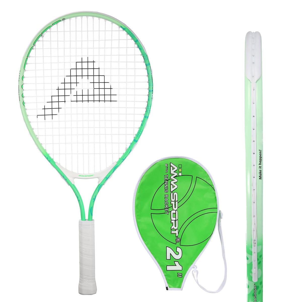 AMA SPORT Kids Tennis Racket for Junior Toddlers Starter Kit 17-25" Tennis Racquet for Girls and Boys with 420D Nylon Shoulder Strap Bag