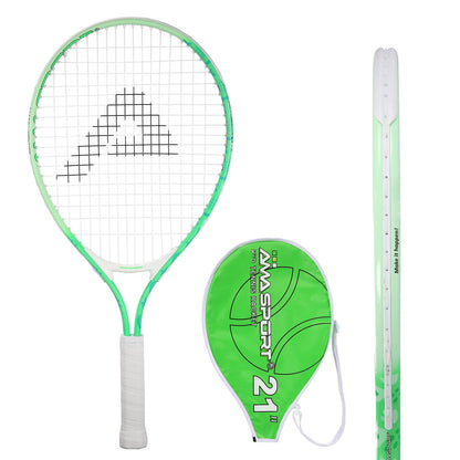 AMA SPORT Kids Tennis Racket for Junior Toddlers Starter Kit 17-25" Tennis Racquet for Girls and Boys with 420D Nylon Shoulder Strap Bag