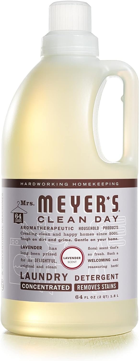 MRS. MEYER'S CLEAN DAY Laundry Detergent, Lavender, 64 fl oz