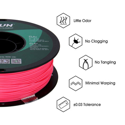 eSUN PLA PRO (PLA+) 3D Printer Filament, Dimensional Accuracy +/- 0.03mm, 1kg Spool, 1.75mm, Beige