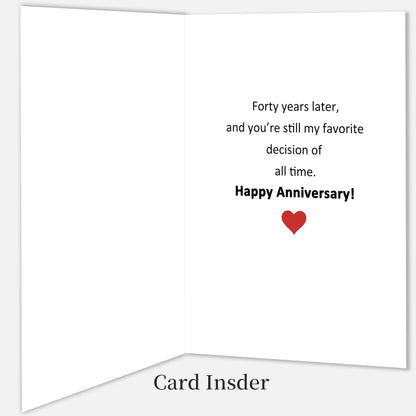 Funny 1st Anniversary Card, Anniversary Card Gifts for Men Women