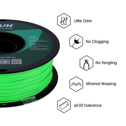 eSUN PLA PRO (PLA+) 3D Printer Filament, Dimensional Accuracy +/- 0.03mm, 1kg Spool, 1.75mm, Beige
