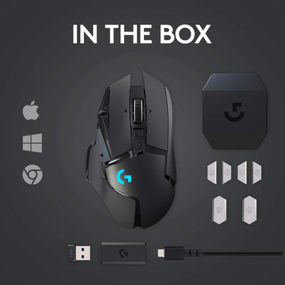 Logitech G502 Hero Wired Gaming Mouse - Black