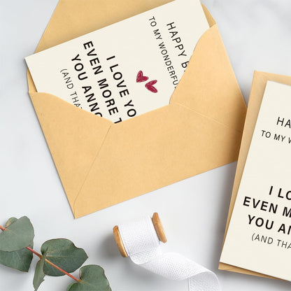 WowBefun Gifts for Men Him | Funny Birthday Card & Gifts for Men Husband Boyfriend Him, Happy Bday Card